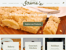 Tablet Screenshot of irenesbakery.com